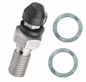 Braktec Hohlschraube mit Entlüftungsnippel M8