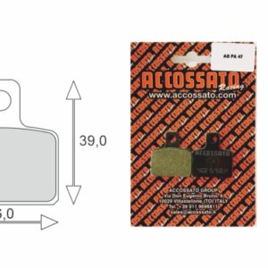 Accossato Bremsbelag hinten