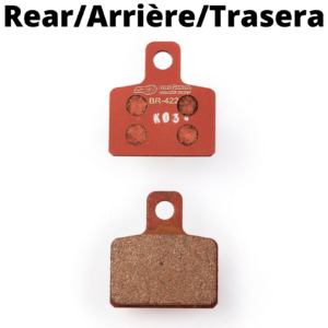 S3 Bremsbeläge Original hinten (BR-422)