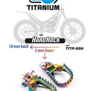 S3 Titan Fußrasten Hardrock flach