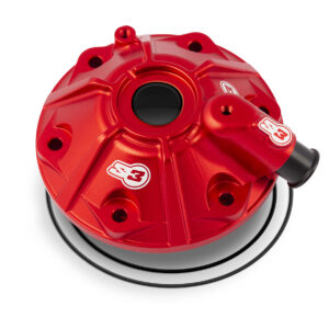 S3 Zylinderkopfdeckel TR-V2 mit Anschlussrohr, rot
